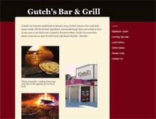 Tablet Screenshot of gutchspizza.com